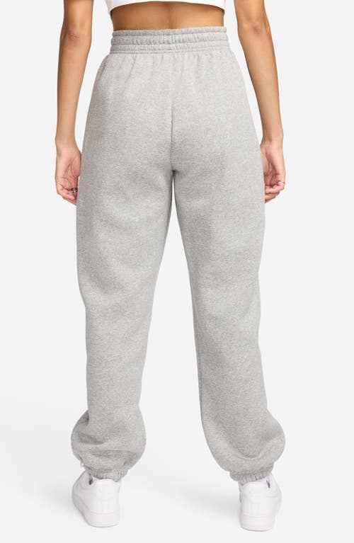 Nike Sportswear Phoenix Fleece High-waisted Oversized Sweatpants In Gray