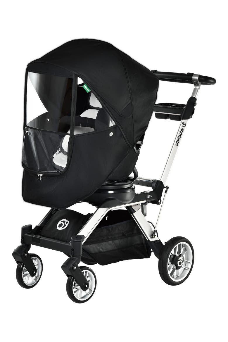 Four Seasons Transparent Cover for G5 Stroller, Main, color, BLACK