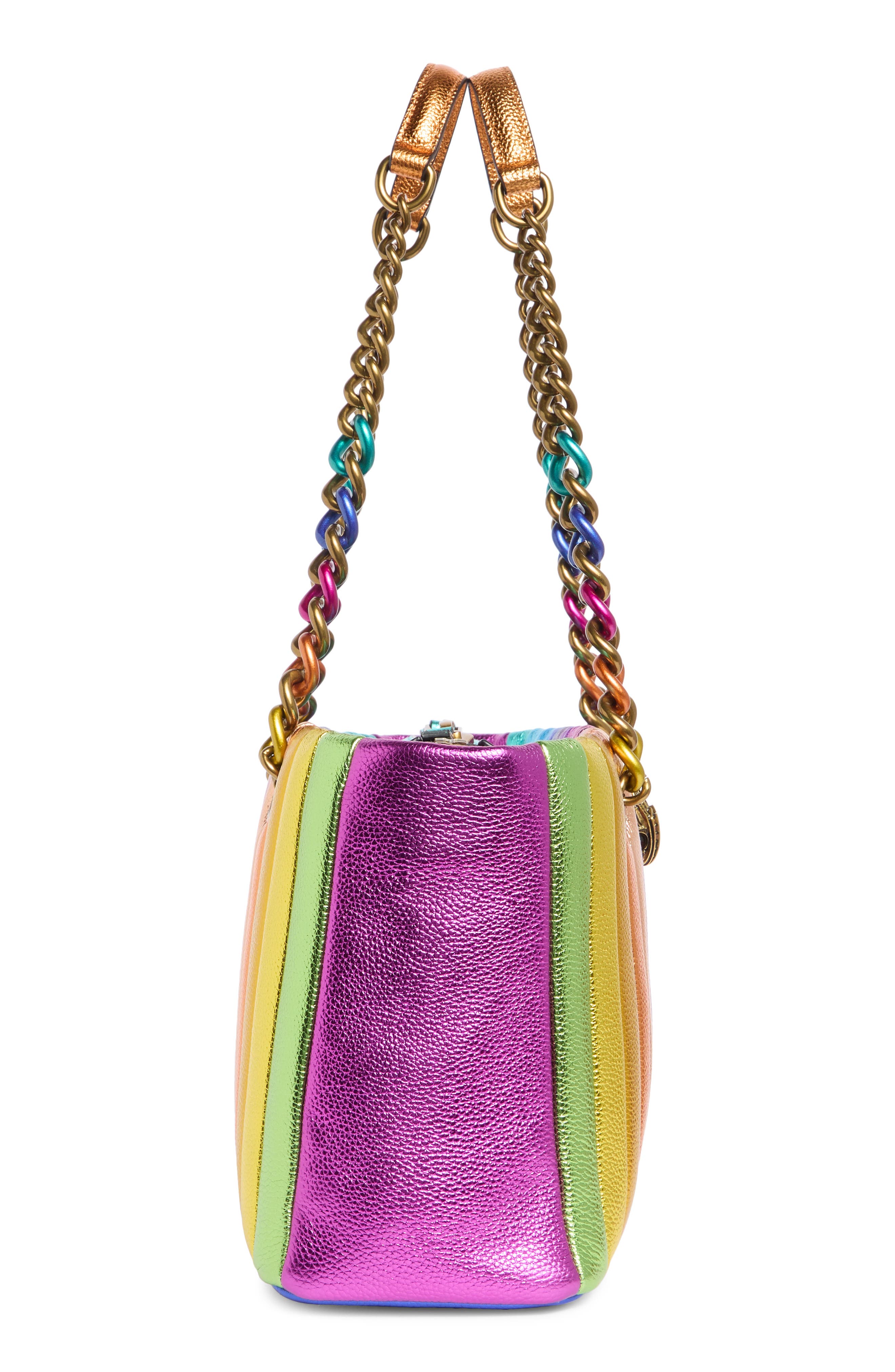 Kurt Geiger London Kensington Shoulder Bag, Alternate, color, Purple Multi