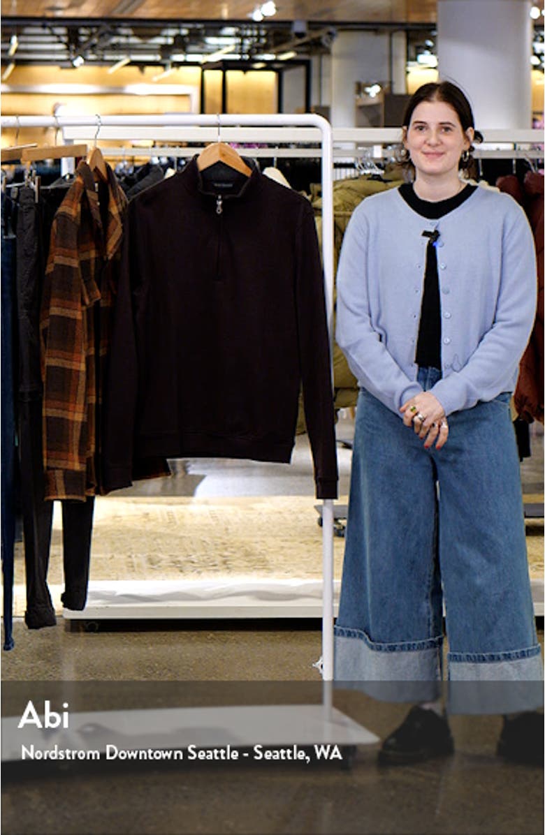 Pima Cotton Interlock Quarter Zip Pullover, sales video thumbnail