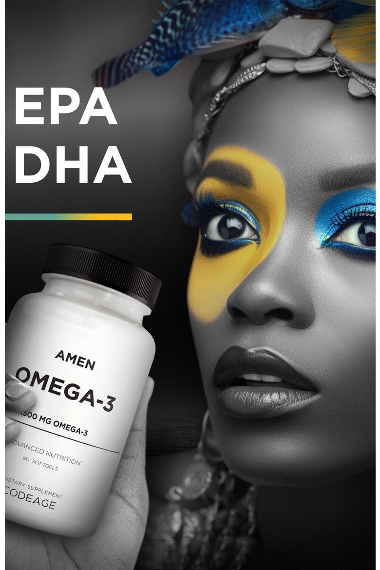 Omega-3 1500 mg EPA & DHA Supplement, Alternate, color, White
