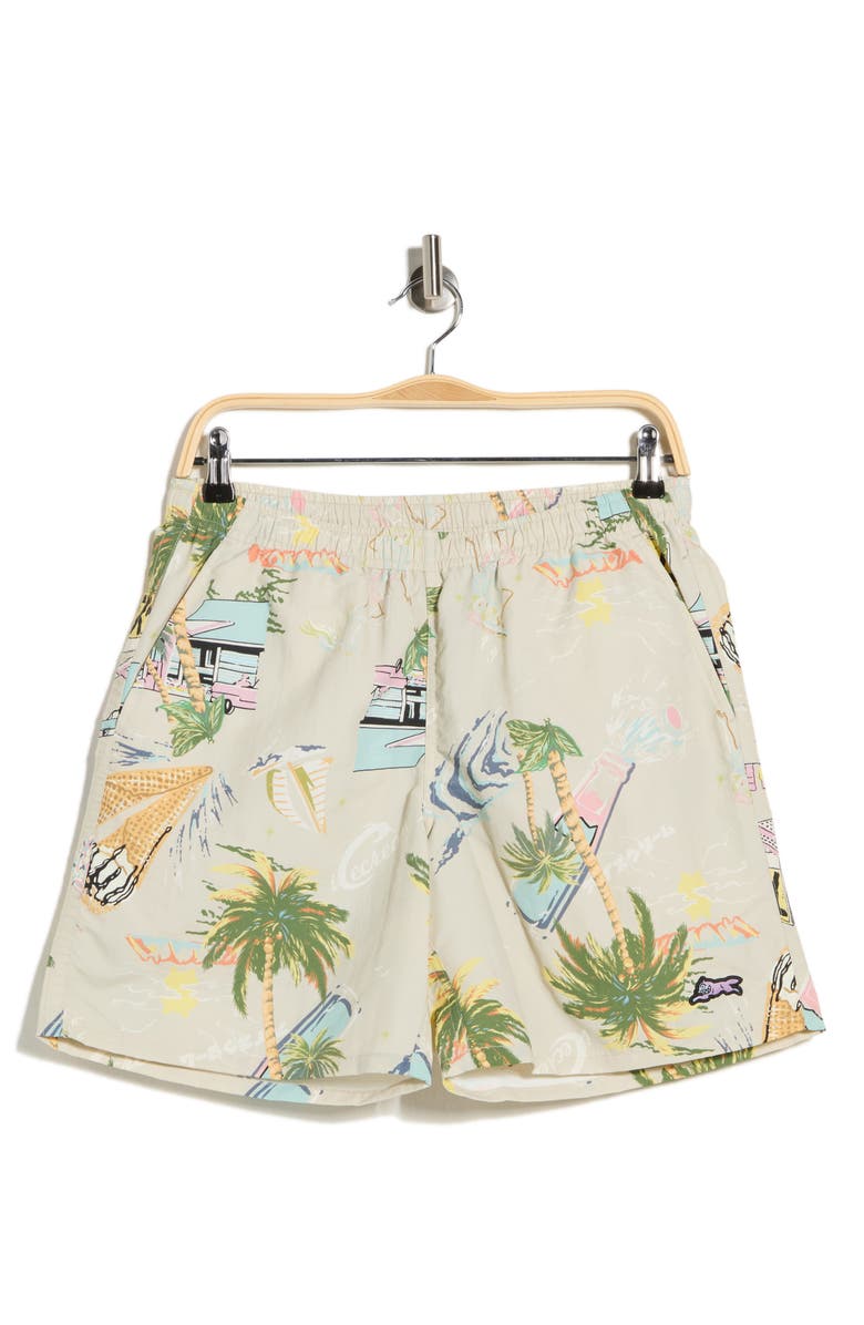 ICECREAM Diner Nylon Shorts, Main, color, Beige