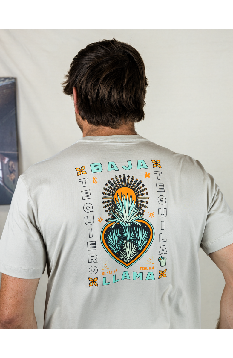 Baja Llama Agave El Sativo - Cream Primo Graphic Tee, Alternate, color, Cream