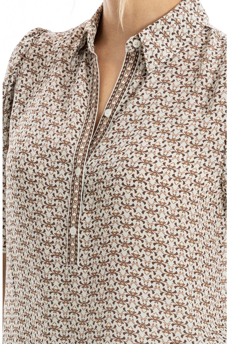 Elbow Sleeve Top, Alternate, color, SEAMIST/ACORN SM PETAL