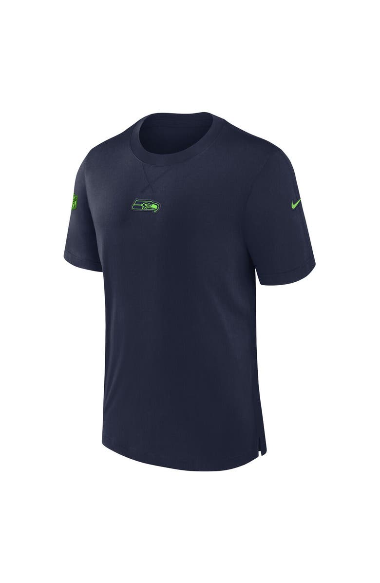 Nike Men's Nike College Navy Seattle Seahawks 2023 Sideline Performance T-Shirt, Alternate, color, Navy