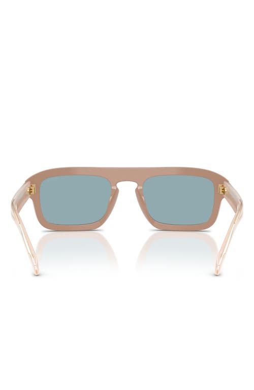 Vogue 53mm Gradient Square Sunglasses In Blue