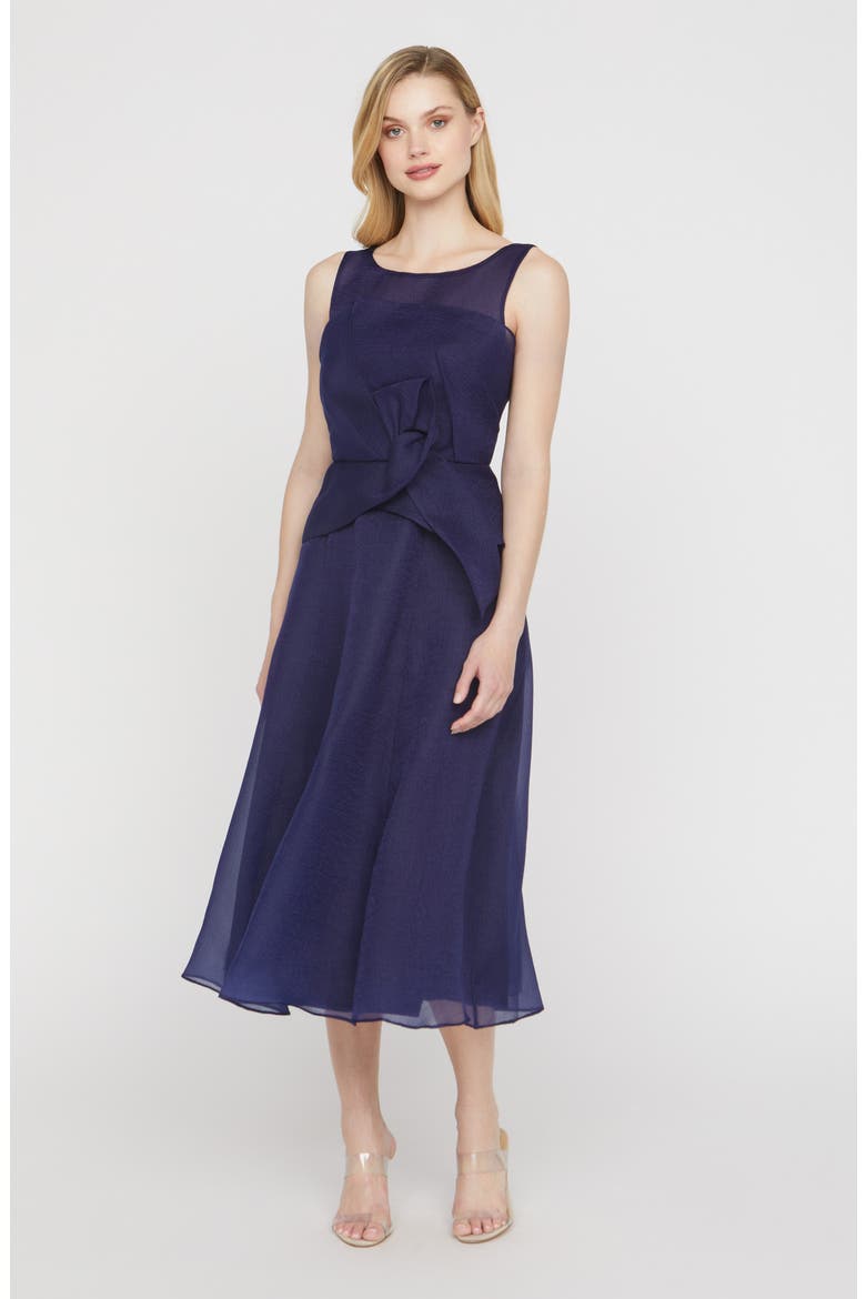 Hedi Organza A-Line Cocktail Dress, Alternate, color, TWILIGHT