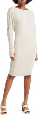GO COUTURE Off the Shoulder Long Sleeve Dress
