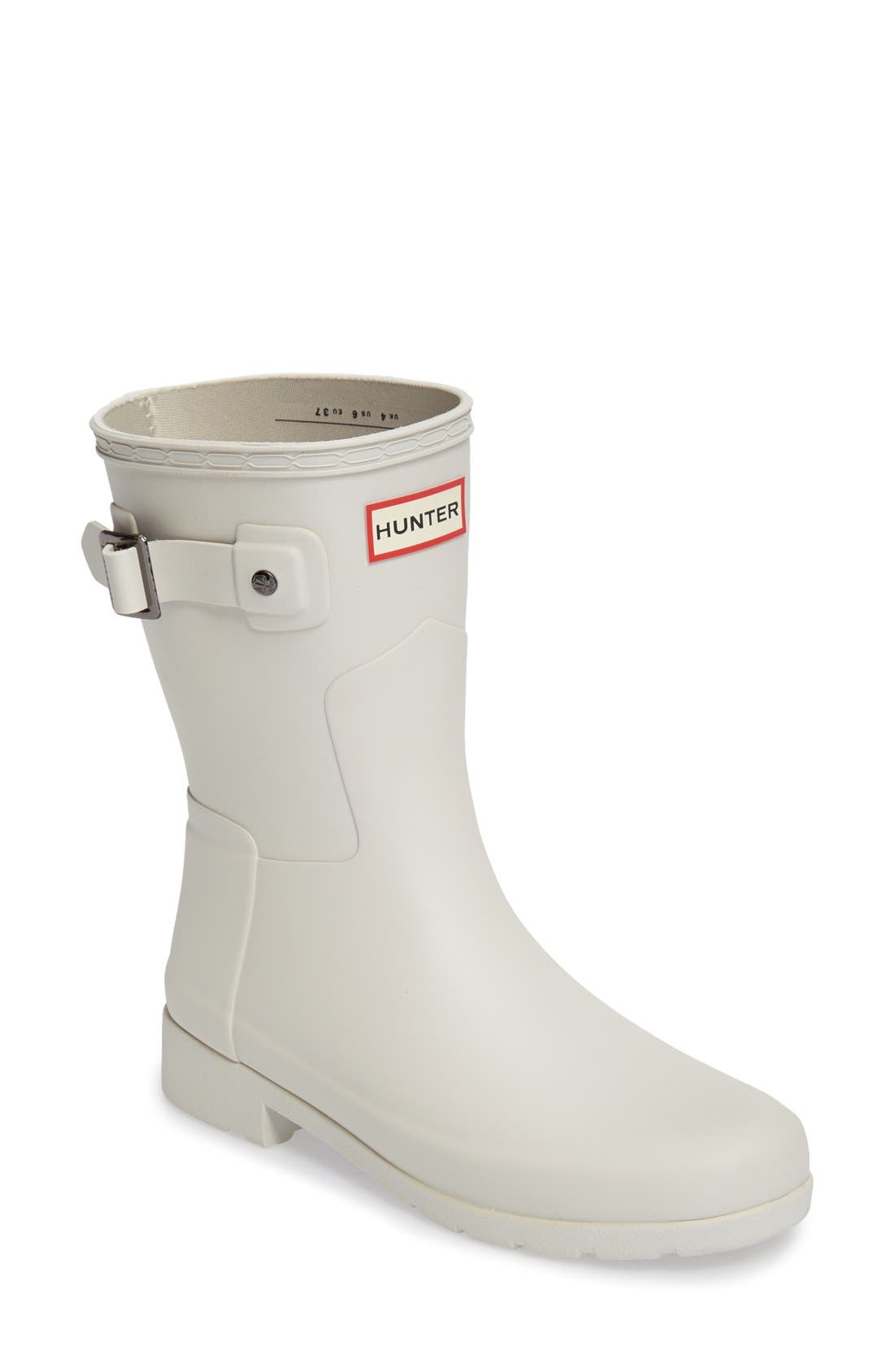 Original Refined Short Waterproof Rain Boot, Main, color, PARCHMENT