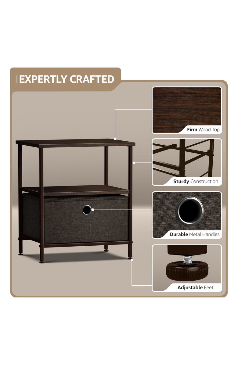 SORBUS Pink Table Dresser, Alternate, color,