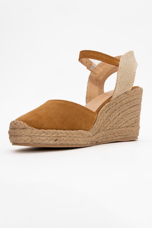 Forever & Always Shoes Sinta Suede Leather Platform Espadrille