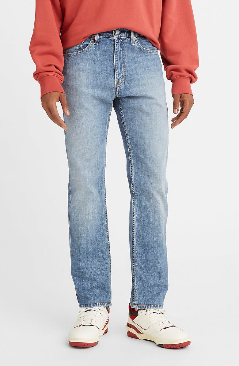 Levi's<sup>®</sup> 505 Regular Fit Straight Leg Jeans, Main, color, Ocean Blues