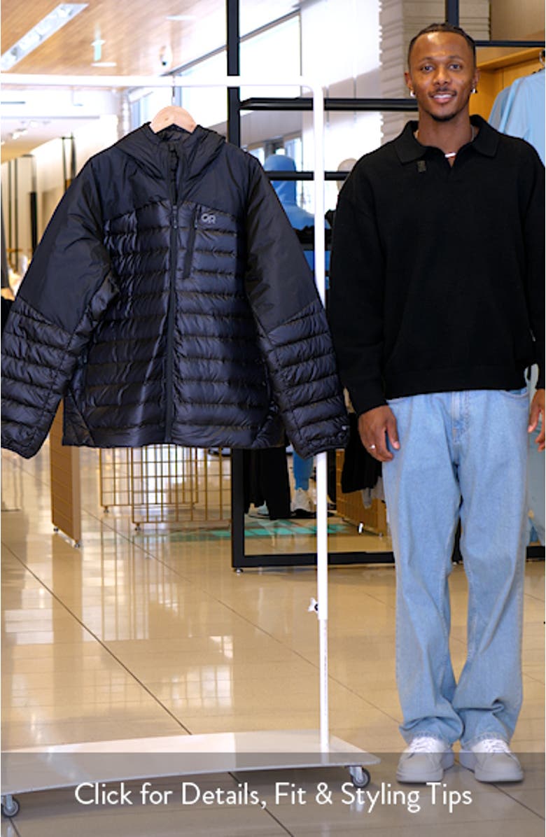 Helium Water Resistant Hooded 800 Fill Down Jacket, sales video thumbnail