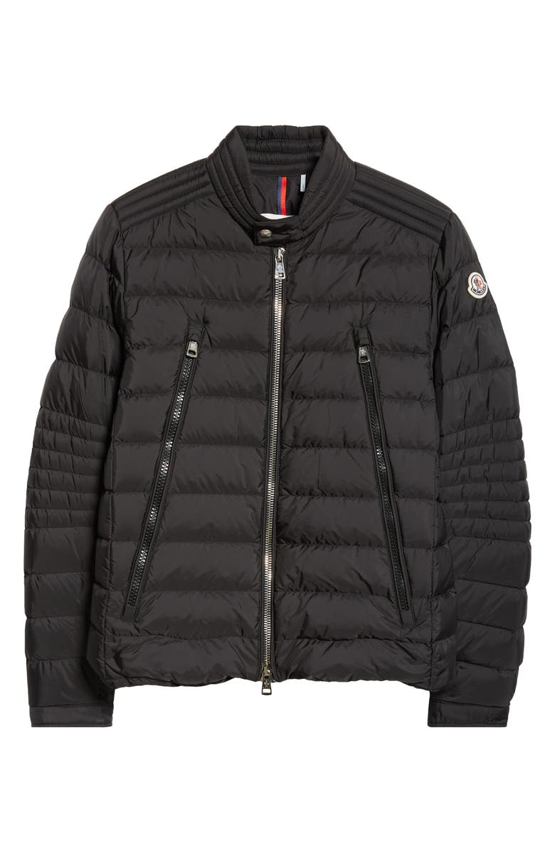 Moncler Amiot Water Repellent Down Puffer Jacket, Alternate, color, Black