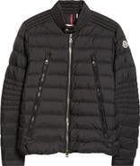 モンクレール アミオット MONCLER AMIOT Black Amiot Down Biker Jacket - Short Down Jackets for Men