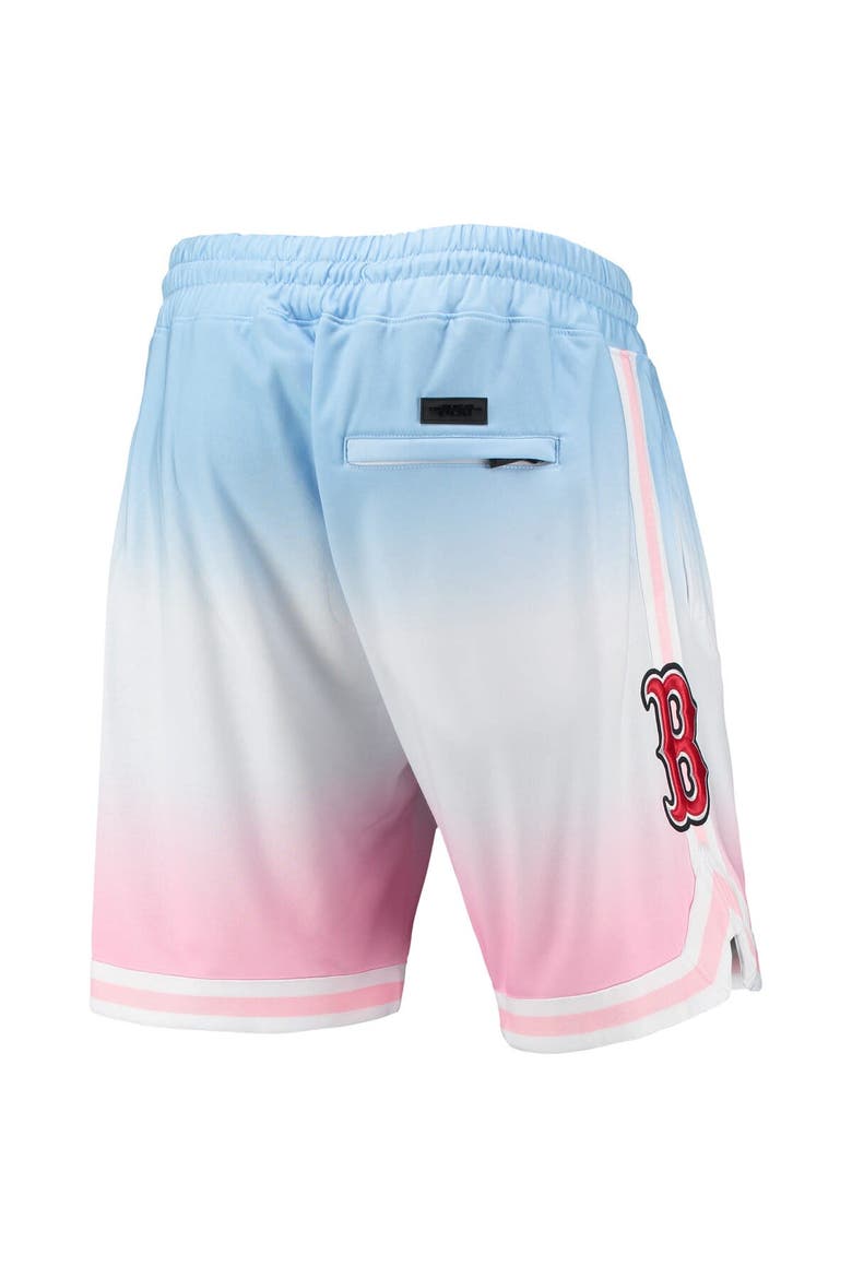 Men's Pro Standard Blue/Pink Boston Red Sox Team Logo Pro Ombre Shorts, Alternate, color, Blue