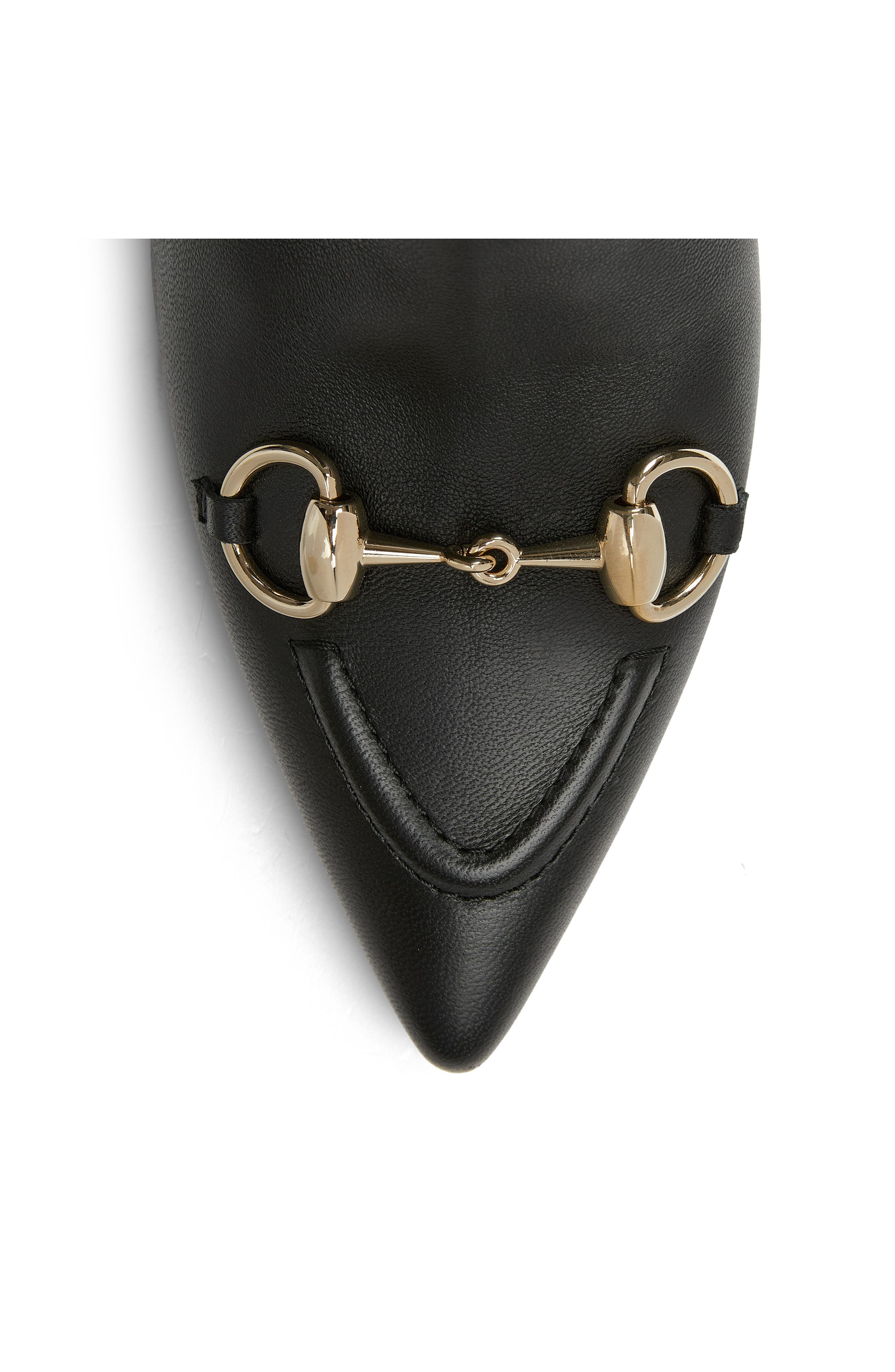 Gucci Erin Pointed Toe Bootie, Alternate, color, 001 Nero