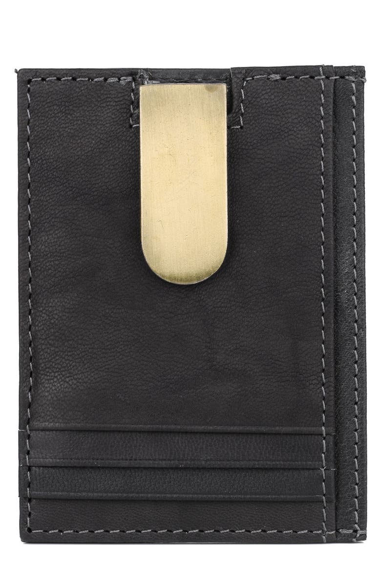 Hunt Front Pocket RFID Wallet, Main, color, BLACK