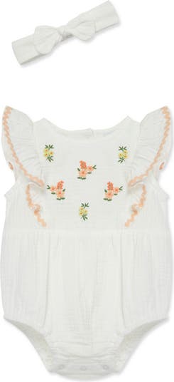 Flowers Bubble Bodysuit & Headband Set