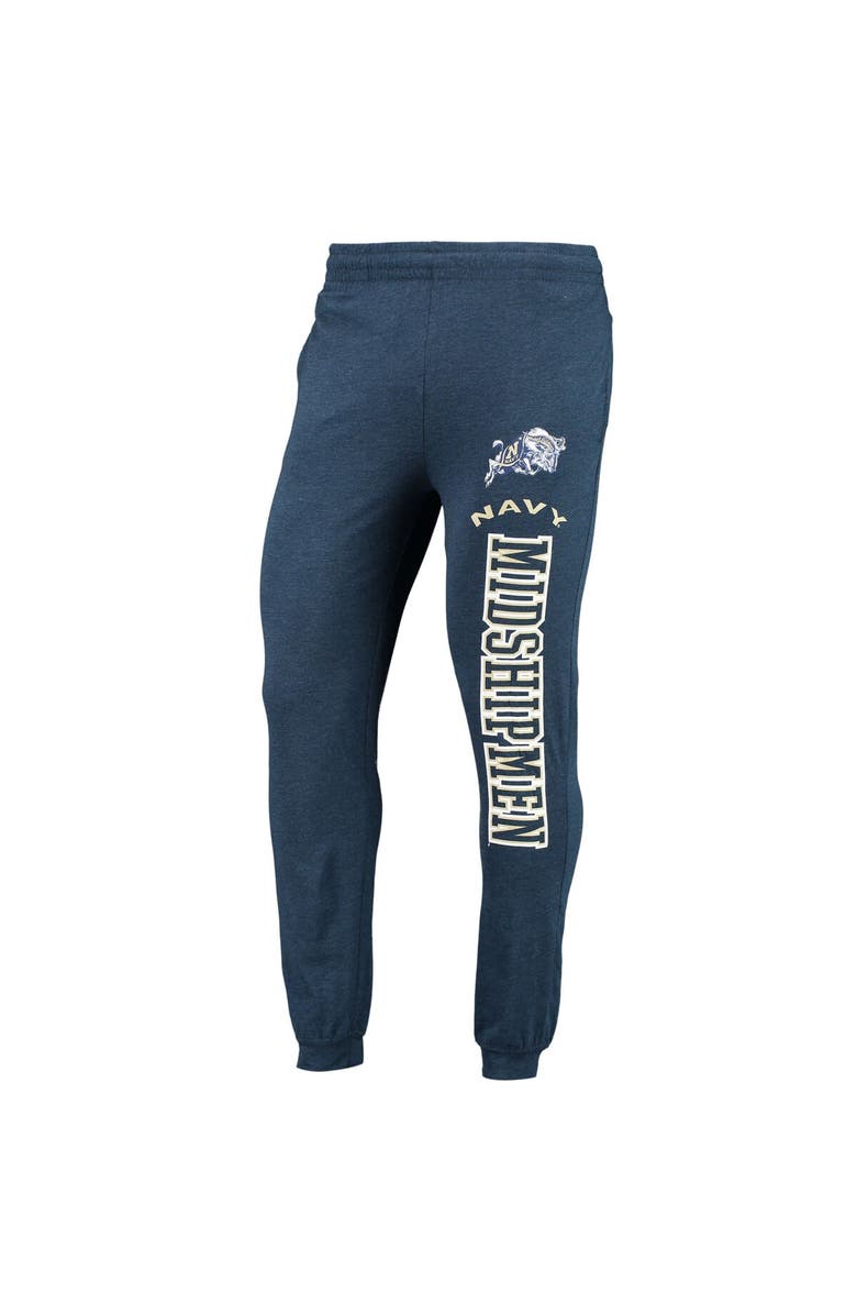 CONCEPTS SPORT Men's Concepts Sport Navy/Heather Charcoal Navy Midshipmen Meter Long Sleeve Hoodie T-Shirt & Jogger Pajama Set, Alternate, color, Navy