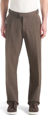 Manière De Voir Joseph Regular Fit Hatched Tailored Trousers