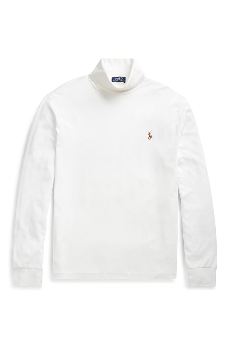 Polo Ralph Lauren Soft Touch Cotton Turtleneck, Alternate, color, Nevis