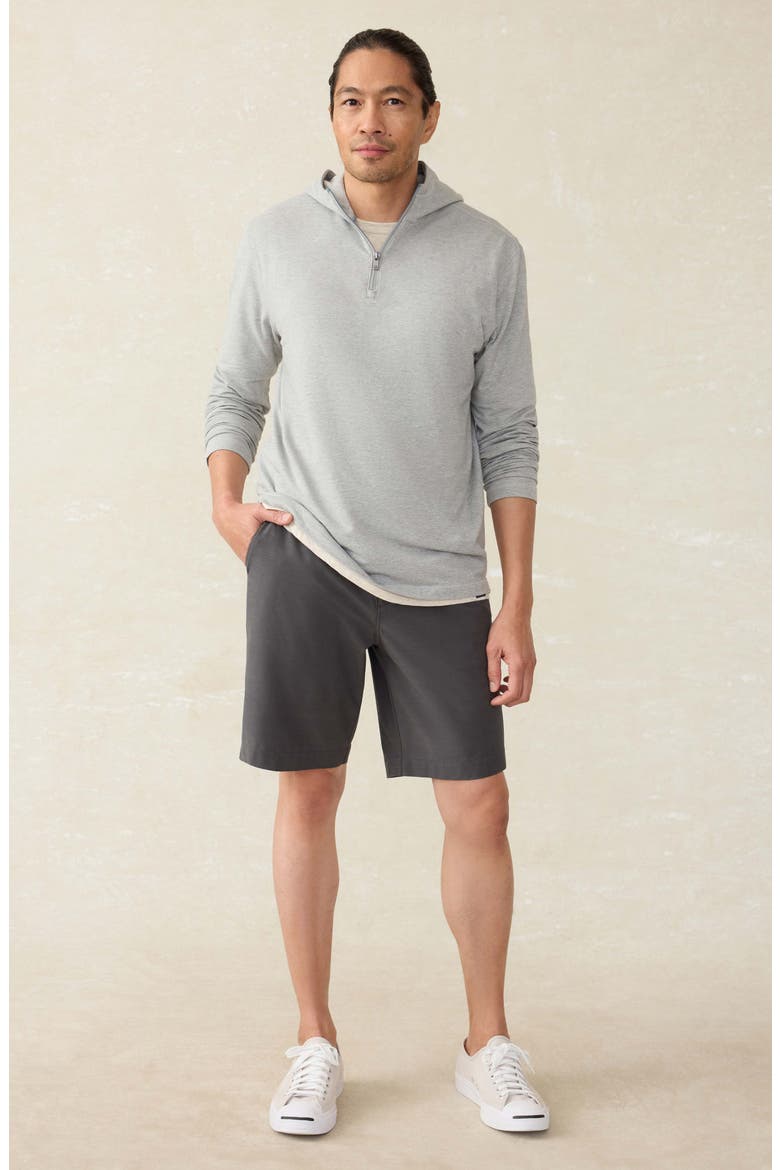 Movement Quarter Zip Hoodie, Alternate, color, ROCK GREY FEEDER