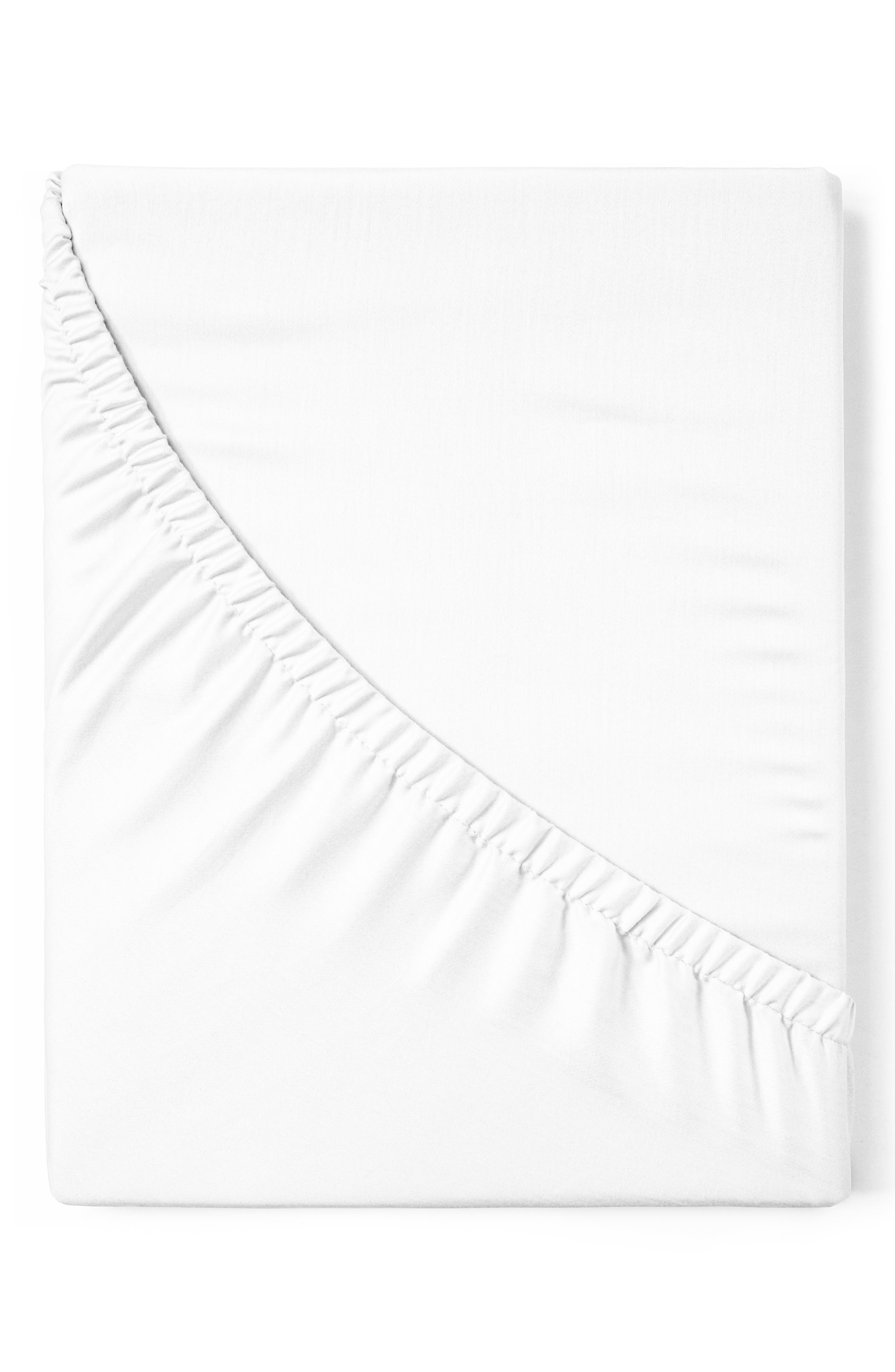 MELANGE HOME 500 Thread Count Egyptian Cotton Fitted Sheet
