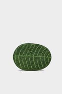 SIMONMILLER Leaf Clutch in Grass Green