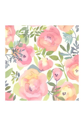 Wallpops Peachy Keen Pink Peel & Stick Wallpaper In Pink