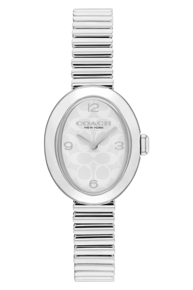 Sammy Bracelet Watch, 22.5mm, Main, color, SILVER WHITE