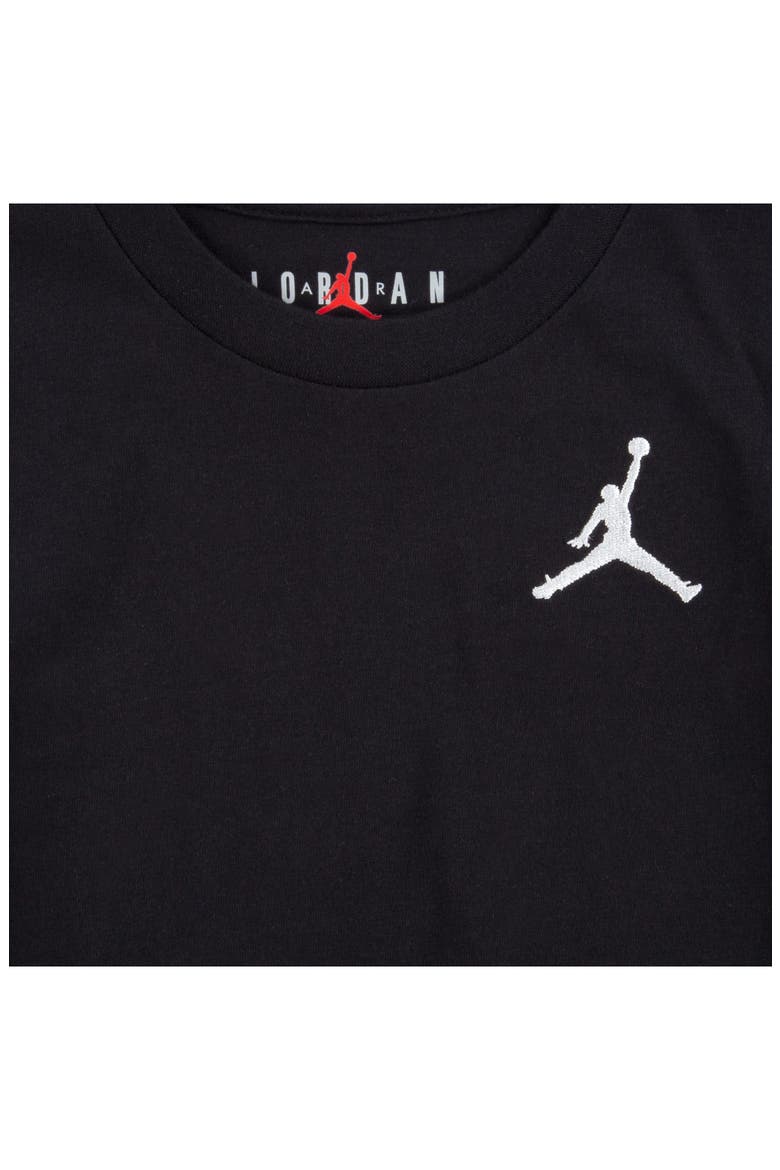 Kids' Jumpman Air Logo T-Shirt, Alternate, color, BLACK