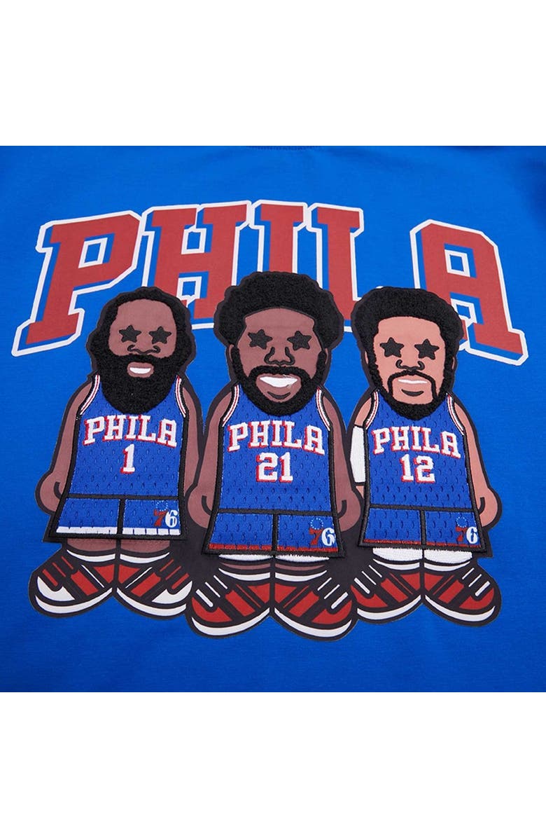 PRO STANDARD Men's Pro Standard Joel Embiid, Tobias Harris, James Harden Royal Philadelphia 76ers Multi Lineup T-Shirt, Alternate, color, Royal