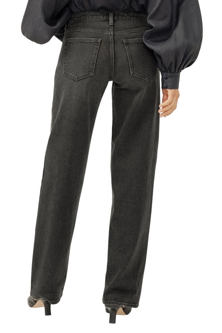 Loose & Low Baggy Fit Jeans, Alternate, color, BLACK