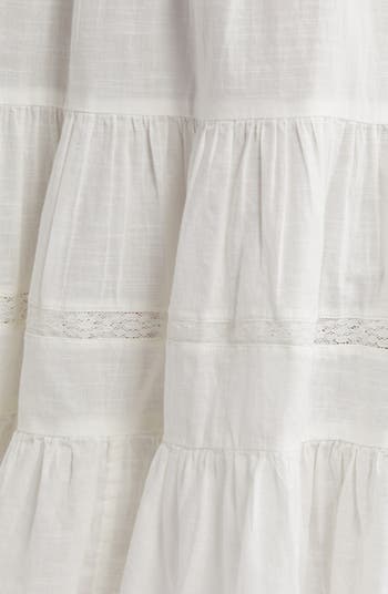 Tiered Cotton Maxi Skirt