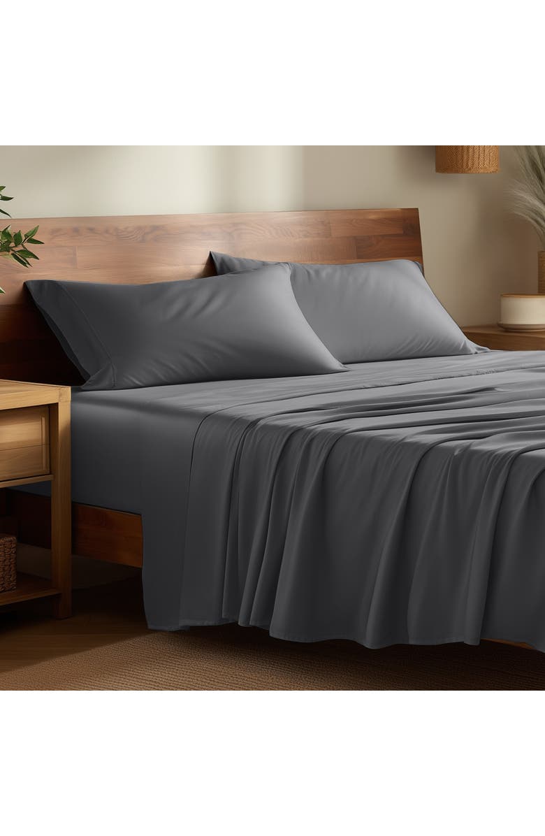 Bare Home Cooling Rayon Sheet Set - Full XL, Alternate, color, Grey
