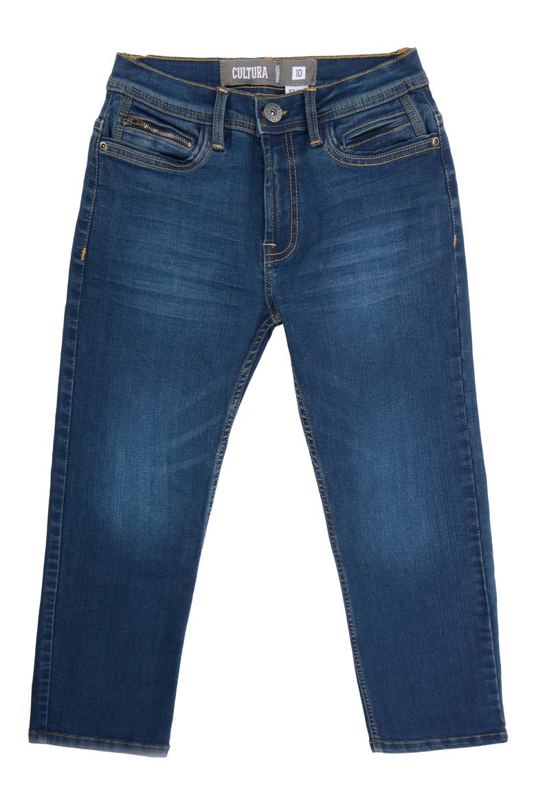 Kids' Cultura Stretch Straight Leg Jeans, Alternate, color, TINT