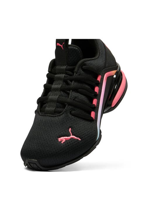 Puma Kids' Axelion Mesh Fade Sneaker In Black