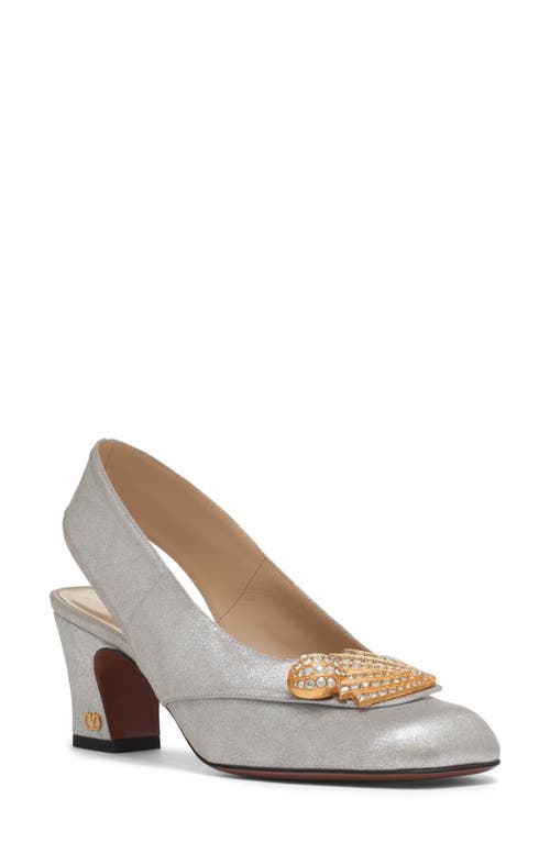 Shop Valentino Garavani Adamantine Slingback Pump