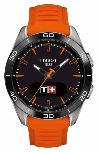 T-Touch Connect Sport Solar Smart Silicone Strap Watch, 42mm
