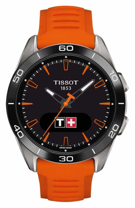 T-Touch Connect Sport Solar Smart Silicone Strap Watch, 42mm
