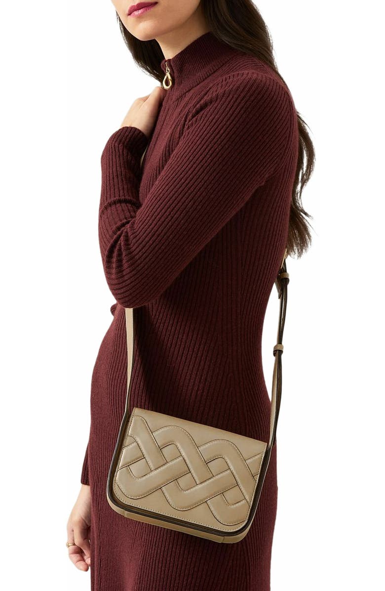 Radley Westwell - Cable Small Flapover Crossbody Bag, Alternate, color, Stone