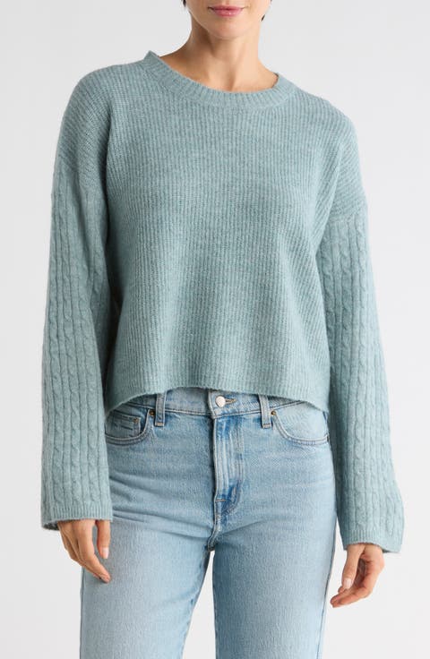 Cable Sleeve Sweater