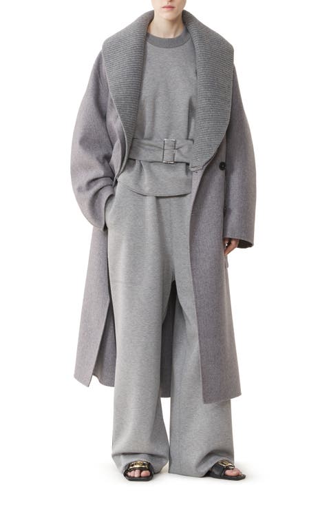 Double-Faced Coat In Wool And Cashmere