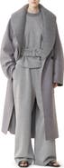 Lanvin Double-Faced Coat In Wool And Cashmere