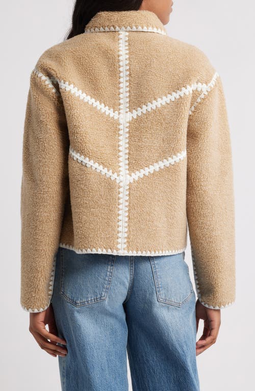 Ugg(r) Ellison Whipstitch Detail Jacket In Neutral