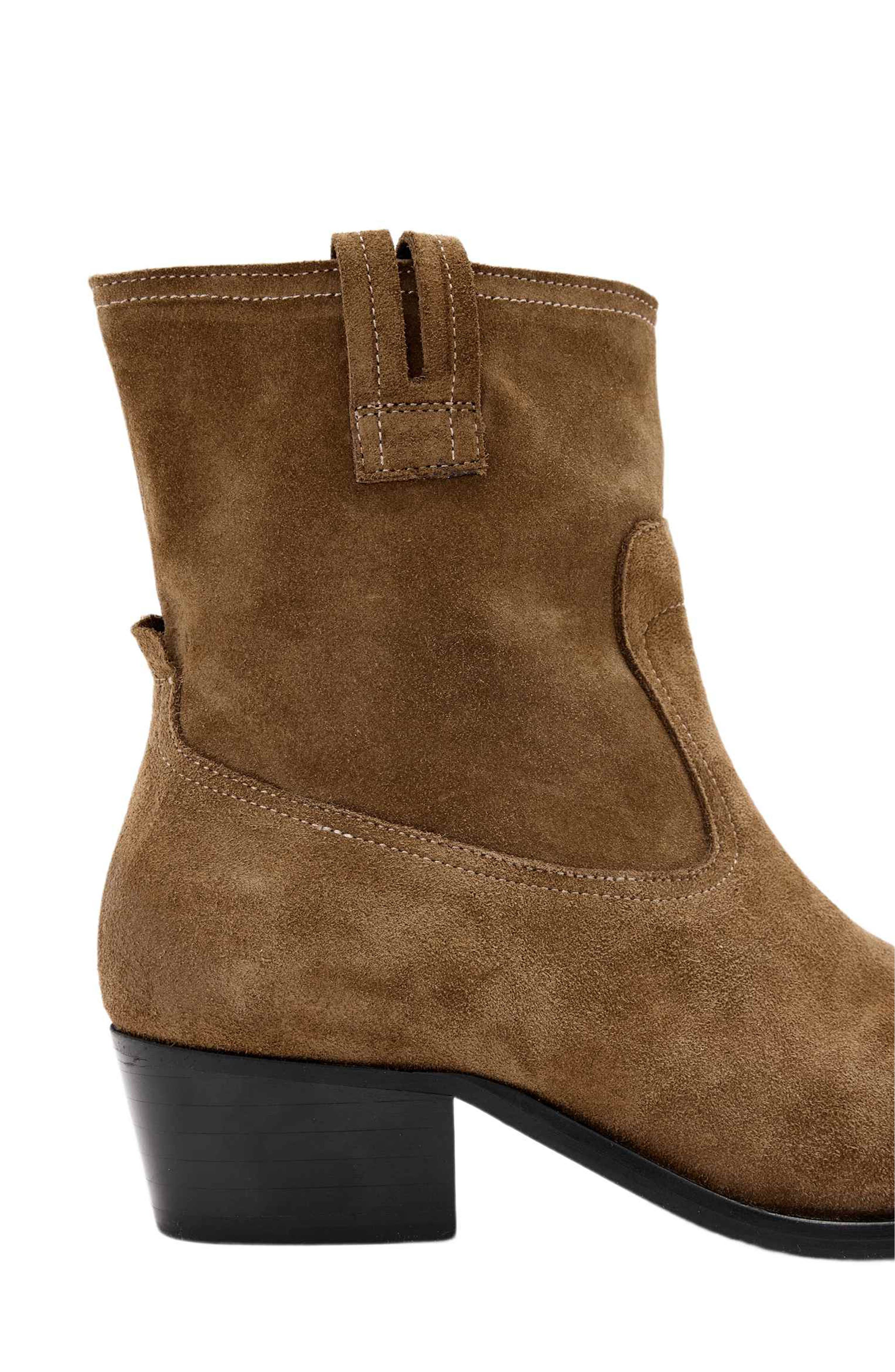Jura Leather Bootie, Alternate, color, TOBACCO BROWN