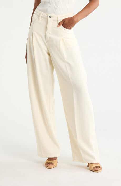 BOSS Slouchy Pleated Denim Pants