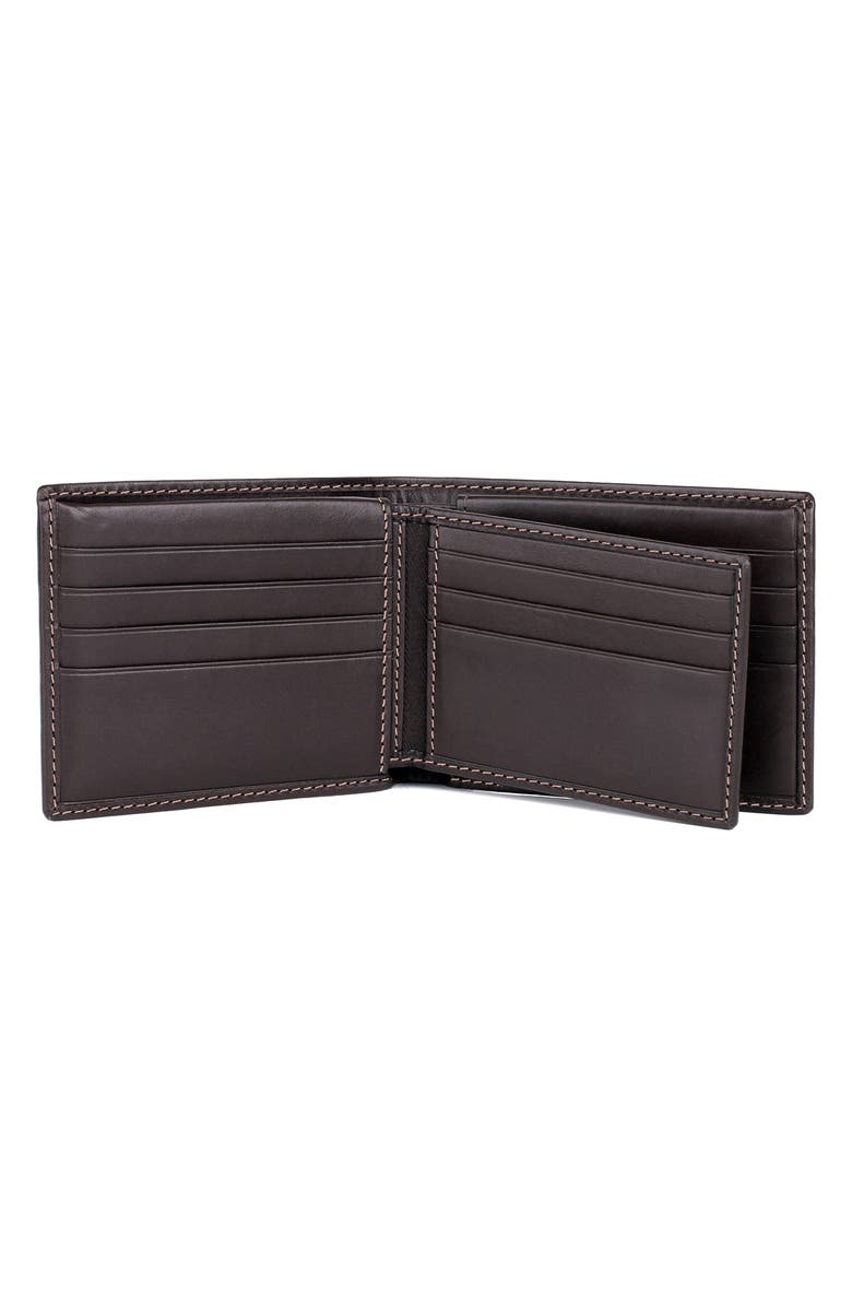 BUXTON Dopp RFID Convertible Thinfold Wallet, Alternate, color, Brown