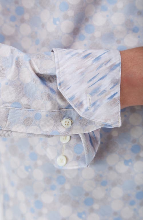 BUGATCHI BUGATCHI JAX OOOHCOTTON® DOT PRINT BUTTON-UP SHIRT 